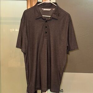Travis Mathew Men's Gray Polo Shirt